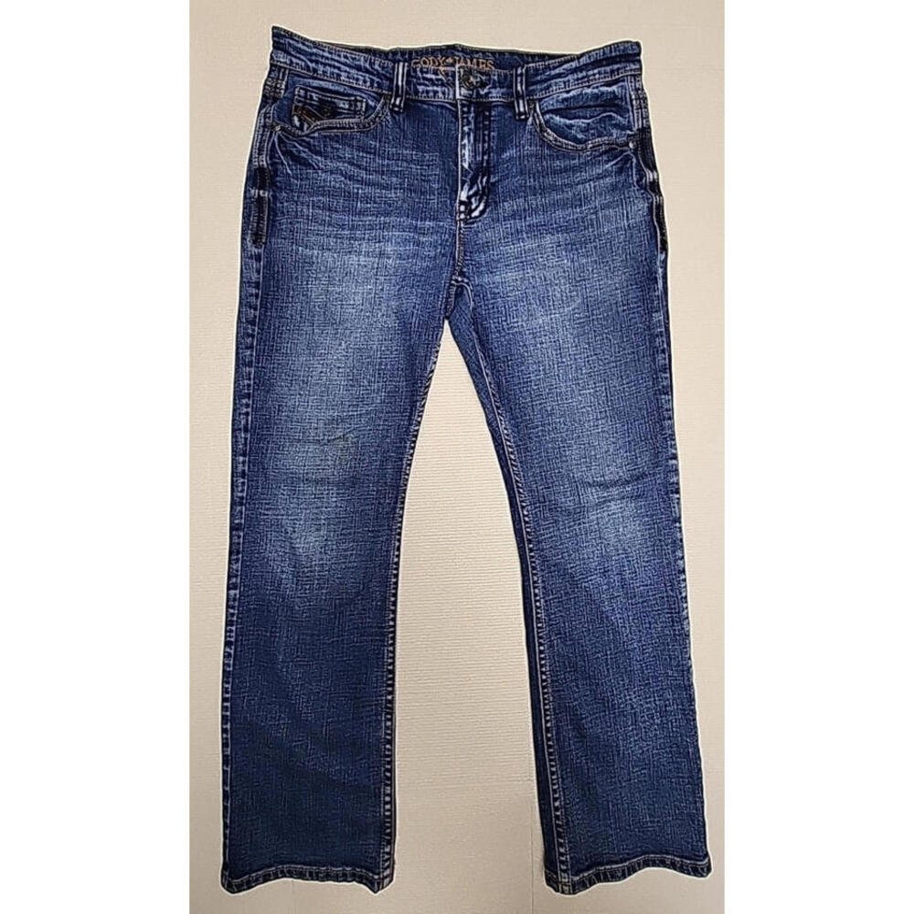 Cody James Bootcut Western Jeans Mens Medium Wash Denim Rodeo 34x30